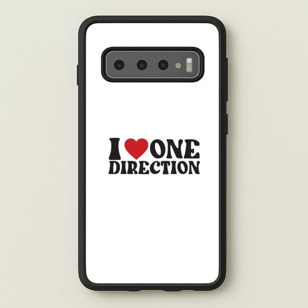 I Love Direction - One Direction Phone Case for Galaxy S10