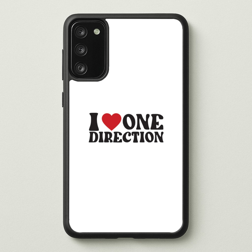 I Love Direction - One Direction Phone Case for Galaxy S20FE