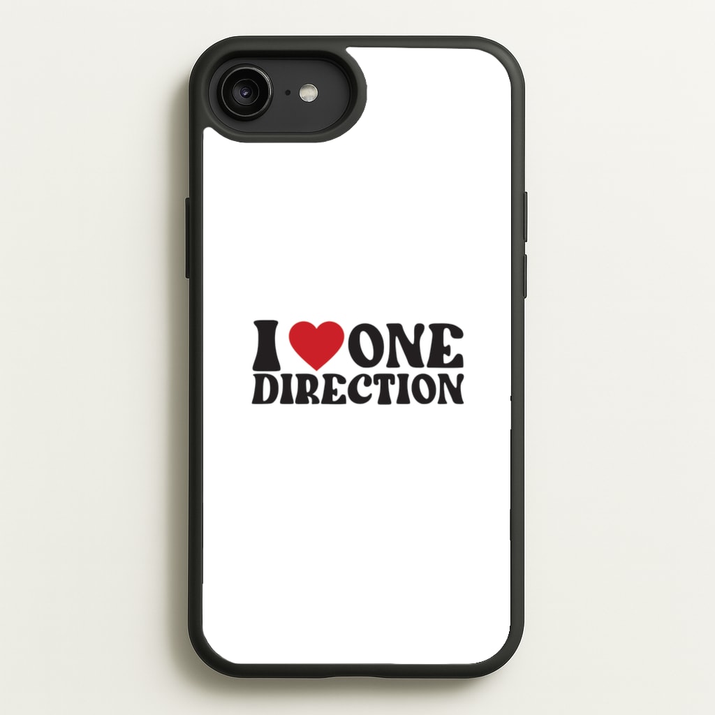 I Love Direction - One Direction Phone Case for iPhone 6 Plus / 7 Plus / 8 Plus