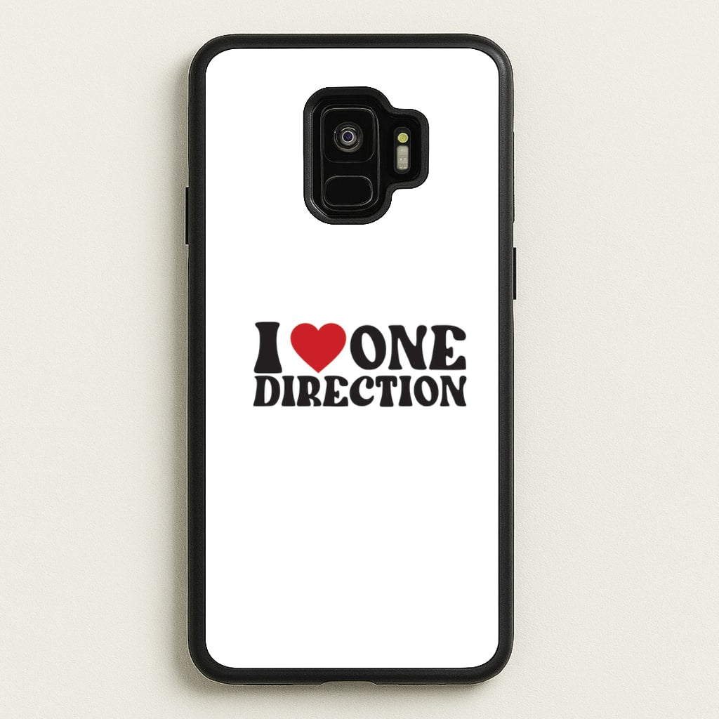 I Love Direction - One Direction Phone Case for Galaxy S9