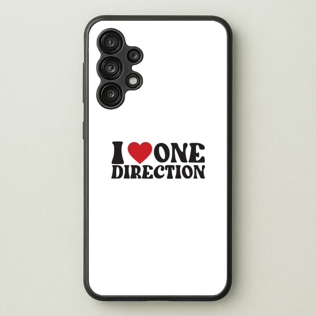 I Love Direction - One Direction Phone Case for Galaxy A13