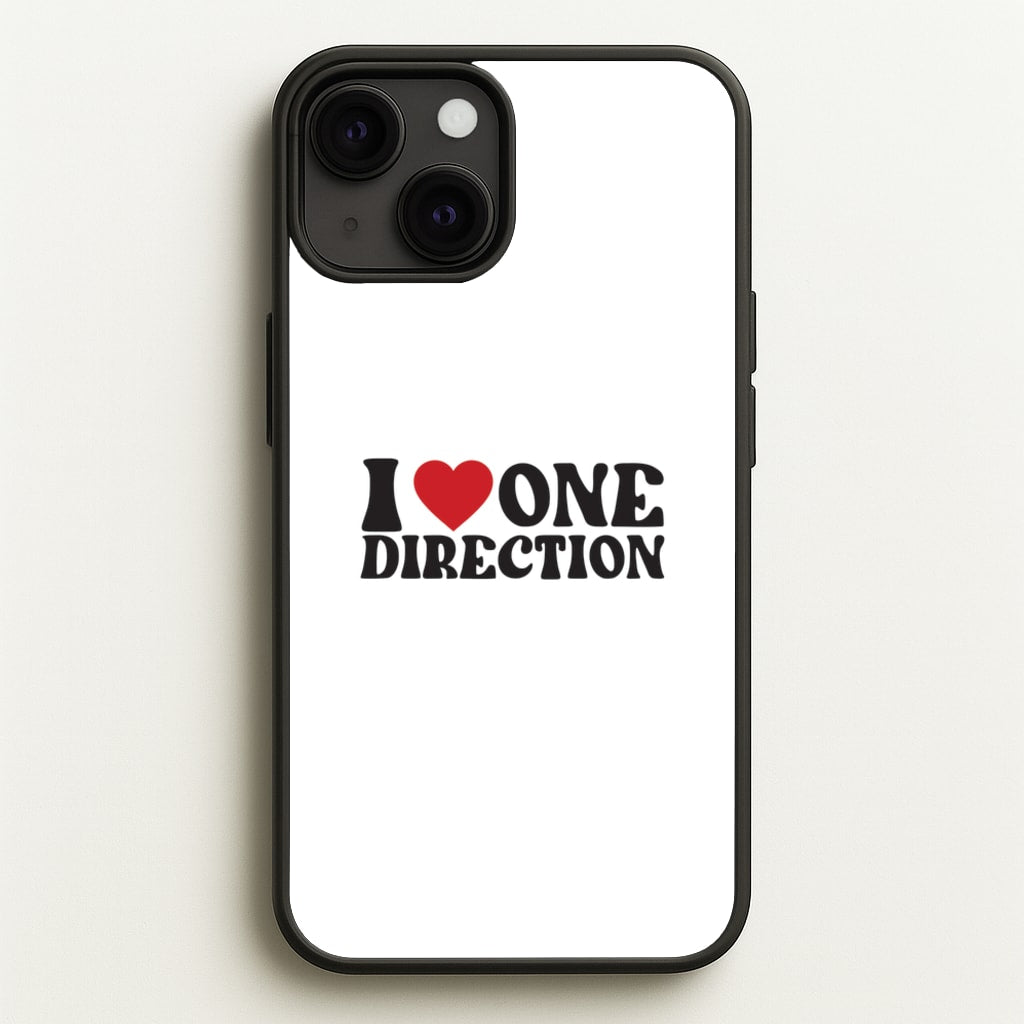 I Love Direction - One Direction Phone Case for iPhone 13 Mini