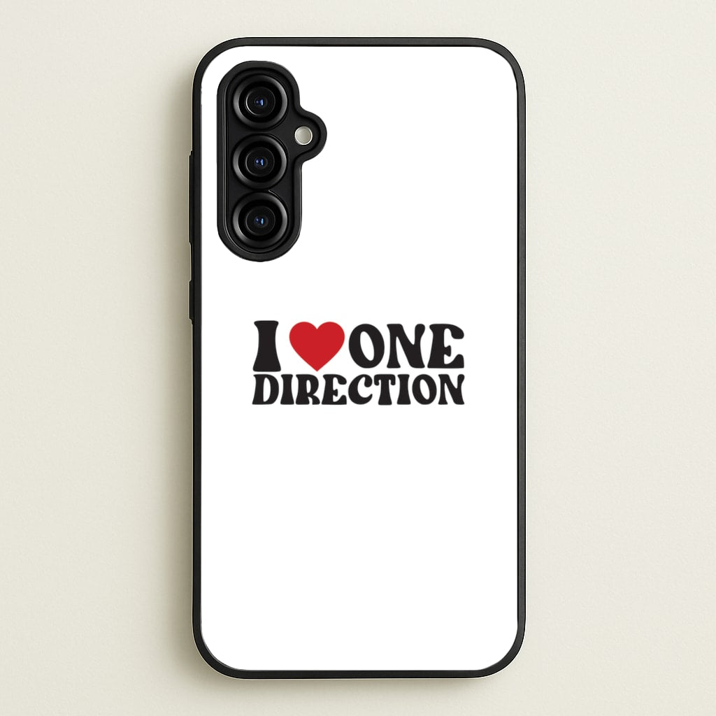 I Love Direction - One Direction Phone Case for Galaxy A54