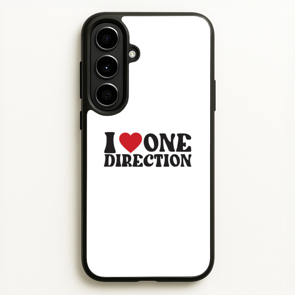 I Love Direction - One Direction Phone Case for Galaxy A56