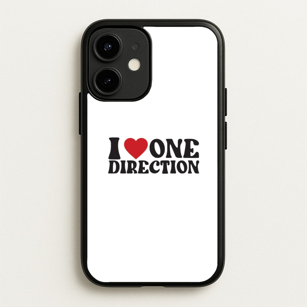 I Love Direction - One Direction Phone Case for iPhone 12 Mini