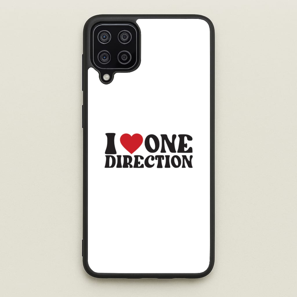 I Love Direction - One Direction Phone Case for Galaxy A12