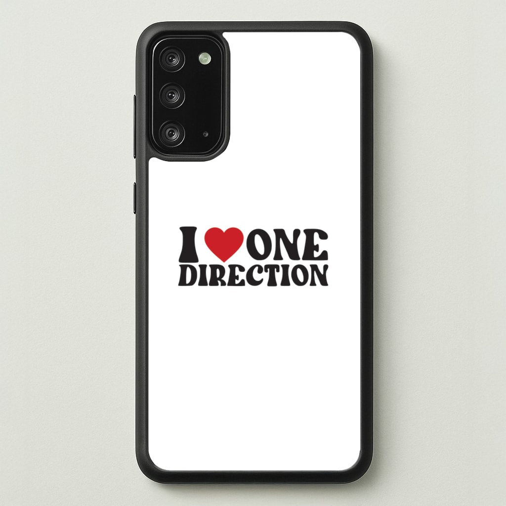 I Love Direction - One Direction Phone Case for Galaxy Note 20