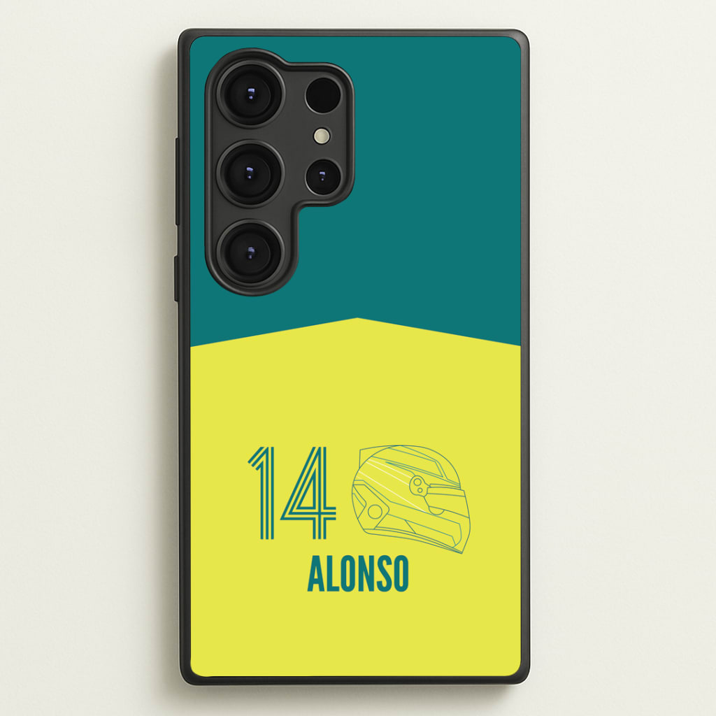 Alonso Helmet 2026 Galaxy S25 Ultra Case