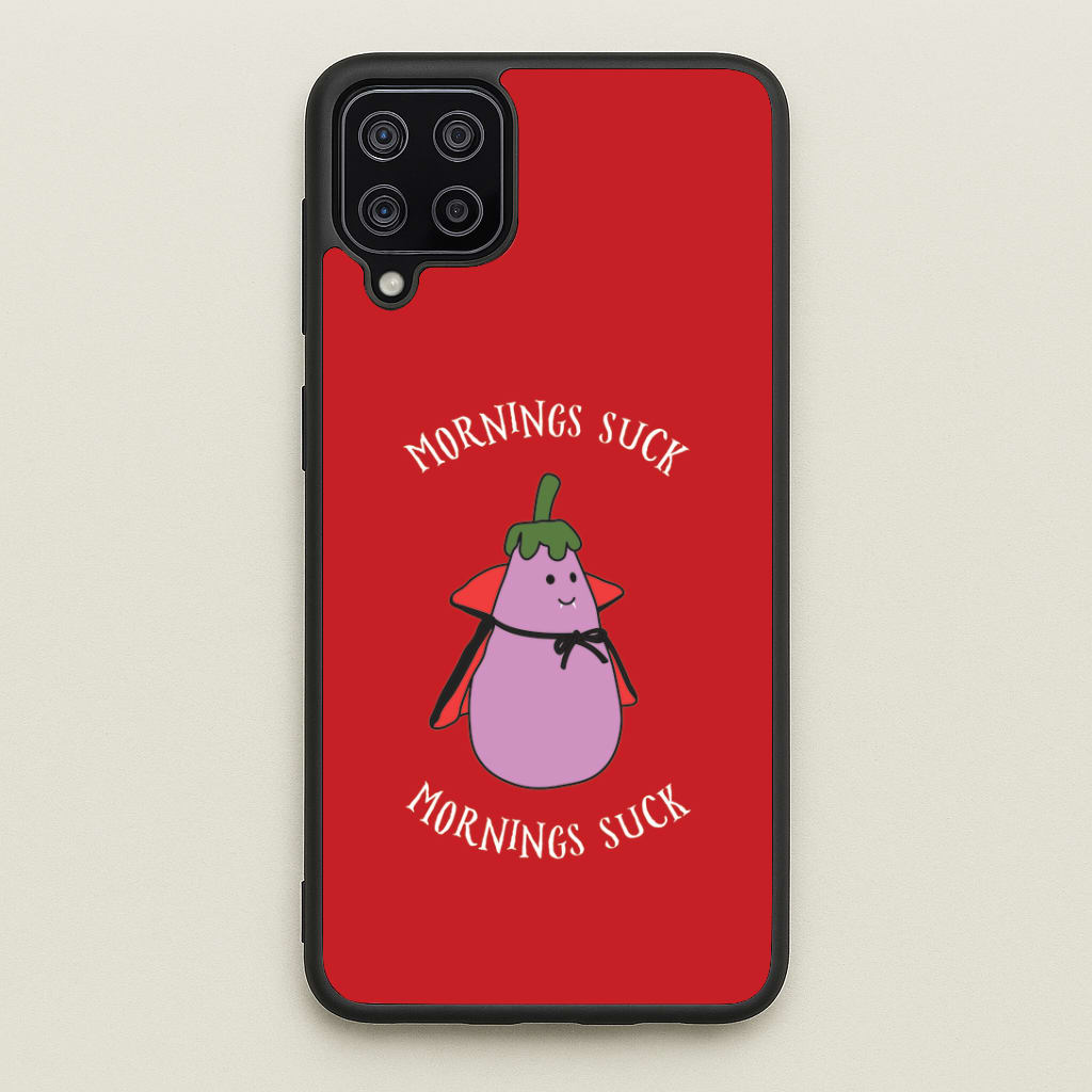 Mornings Suck Plush - Halloween Galaxy A12 Case