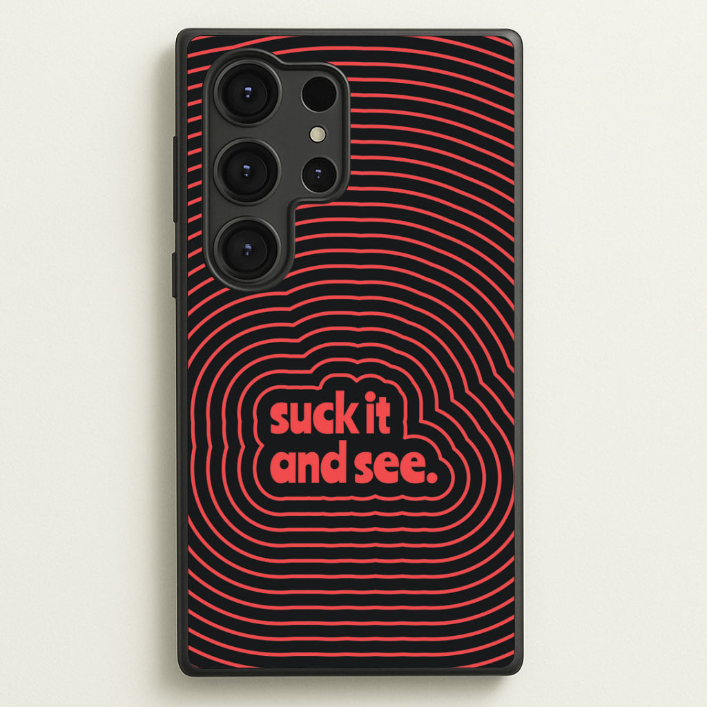 Suck It And See Psychedelic Galaxy S25 Ultra Case
