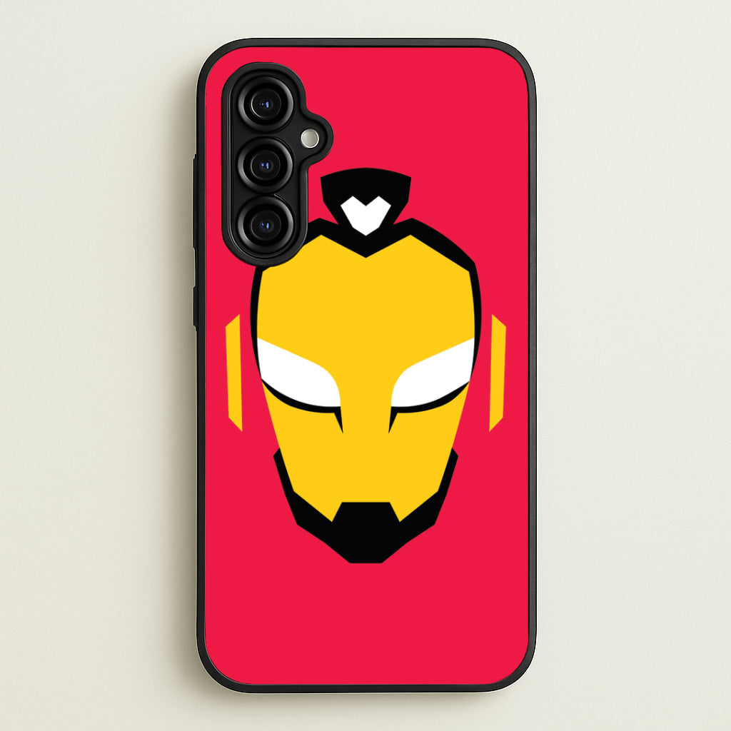 Metal Heart Hero Face Galaxy A54 Case