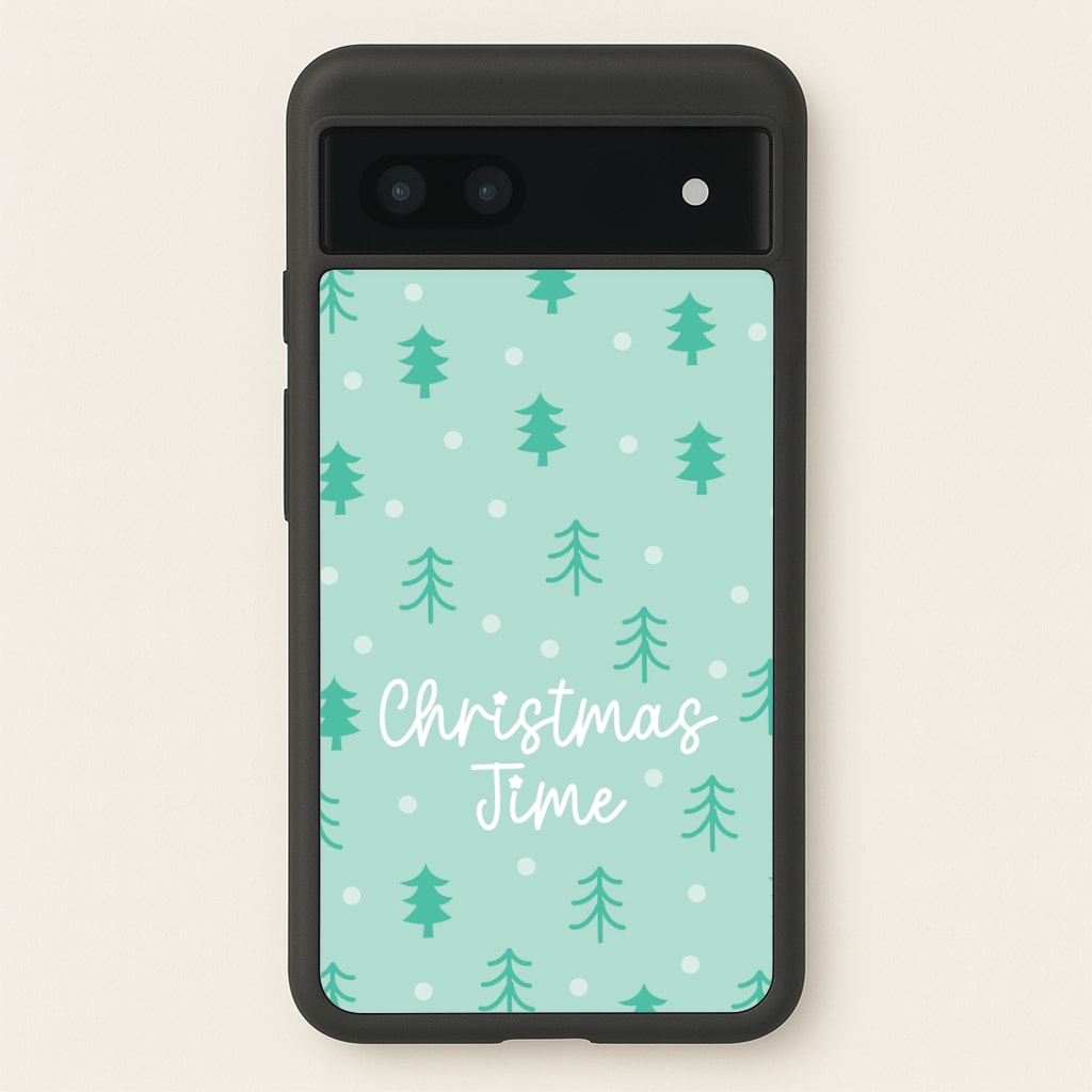 Cute Xmas Trees Pattern Google Pixel 6a Case