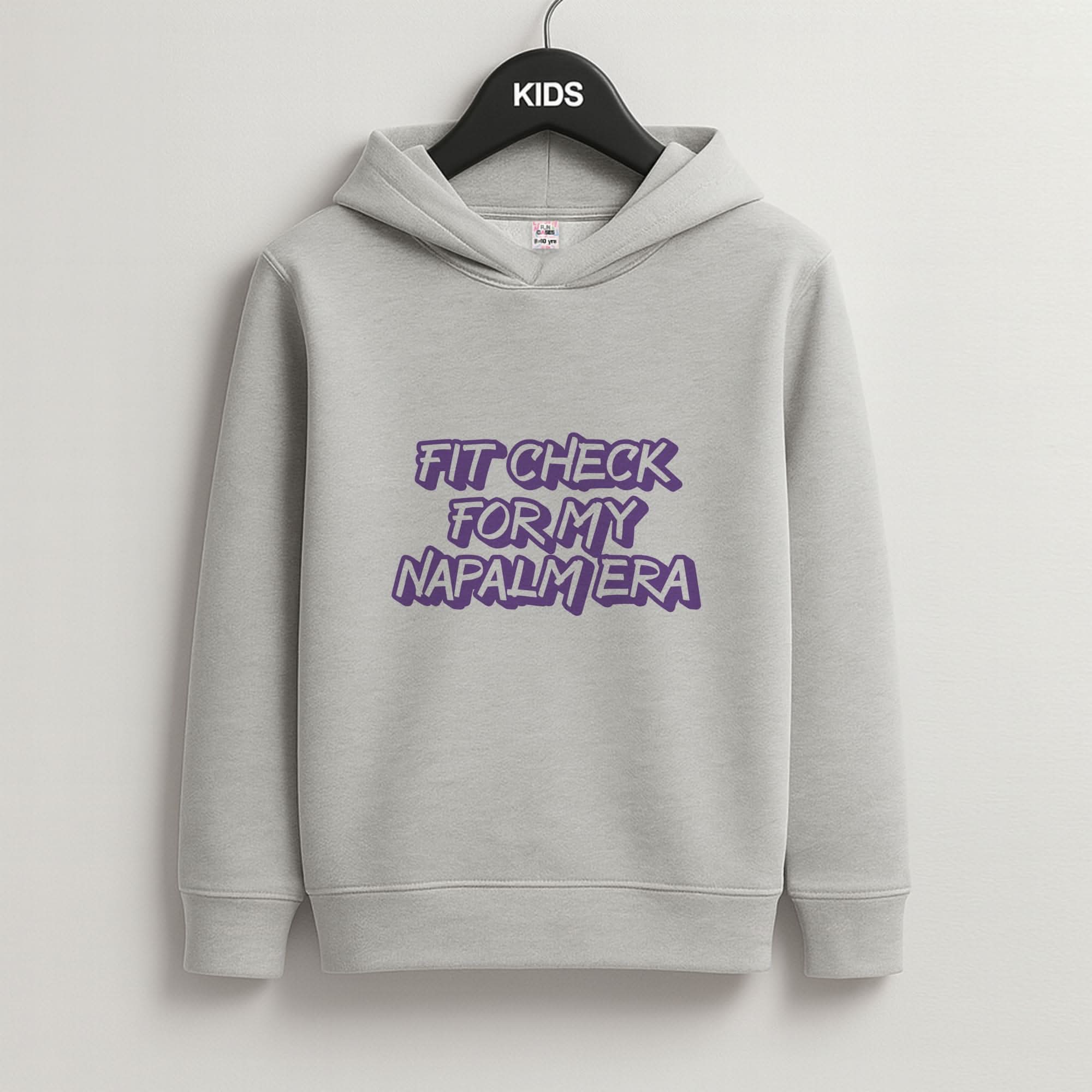 Fit Check Grey Kids Hoodie