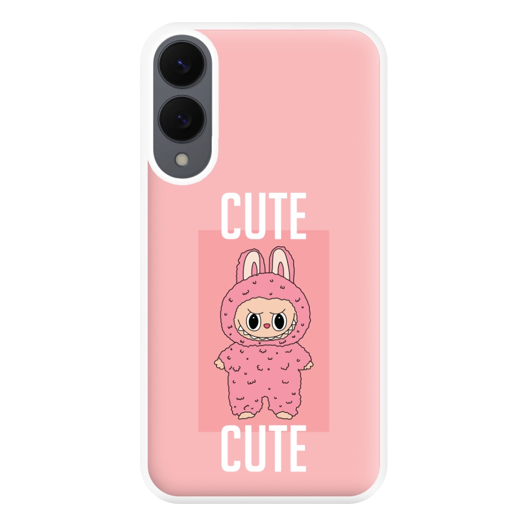 Cute Pink Monster Galaxy S25 Edge Case