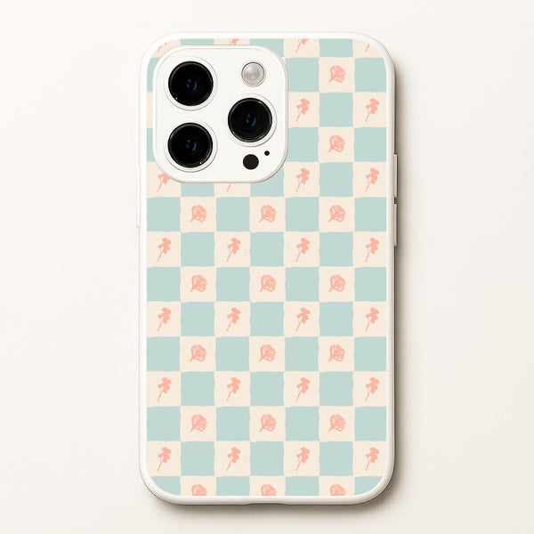 Patchwork Floral Pattern iPhone 14 Pro Case