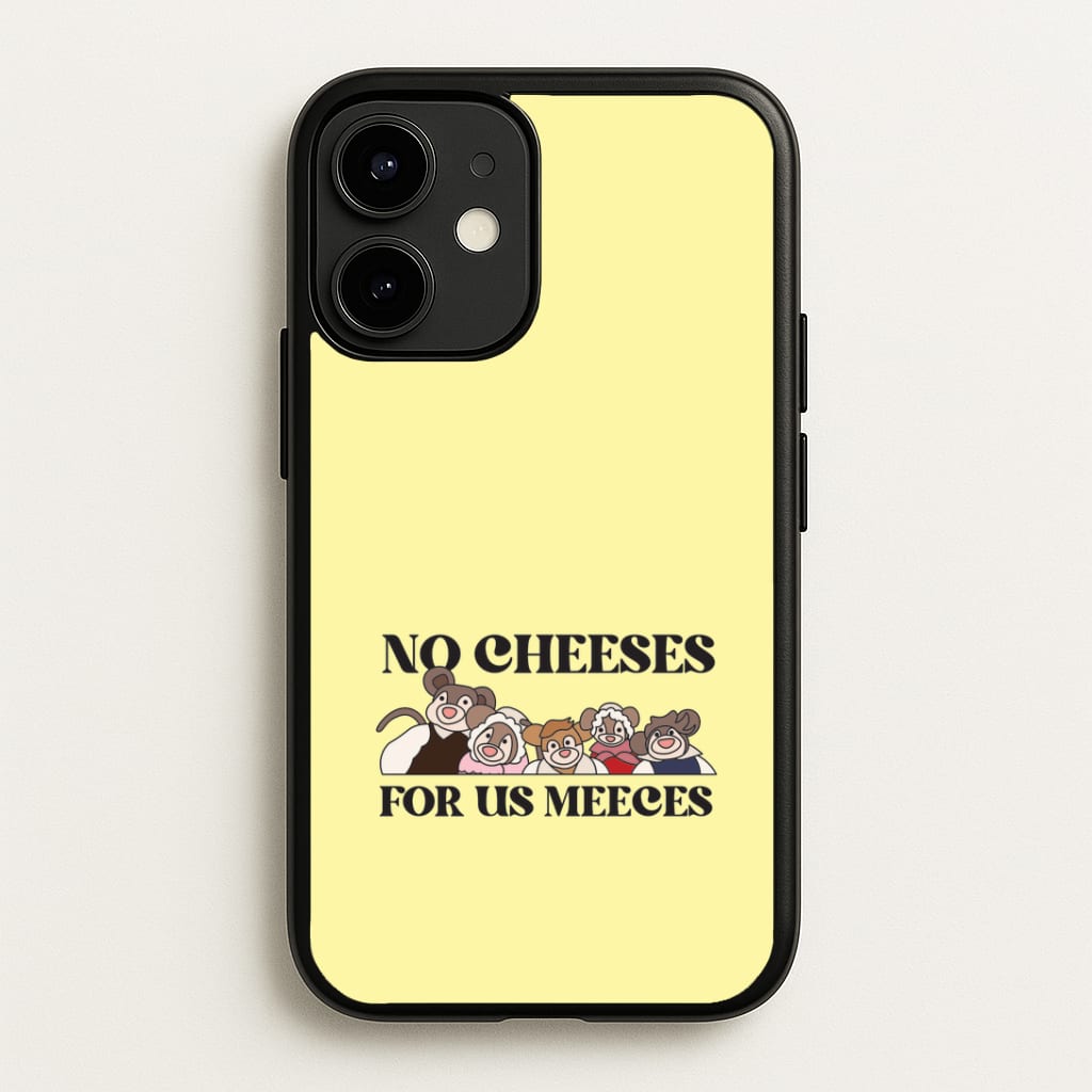No Cheeses For Us Meeces II iPhone 12 / 12 Pro Case