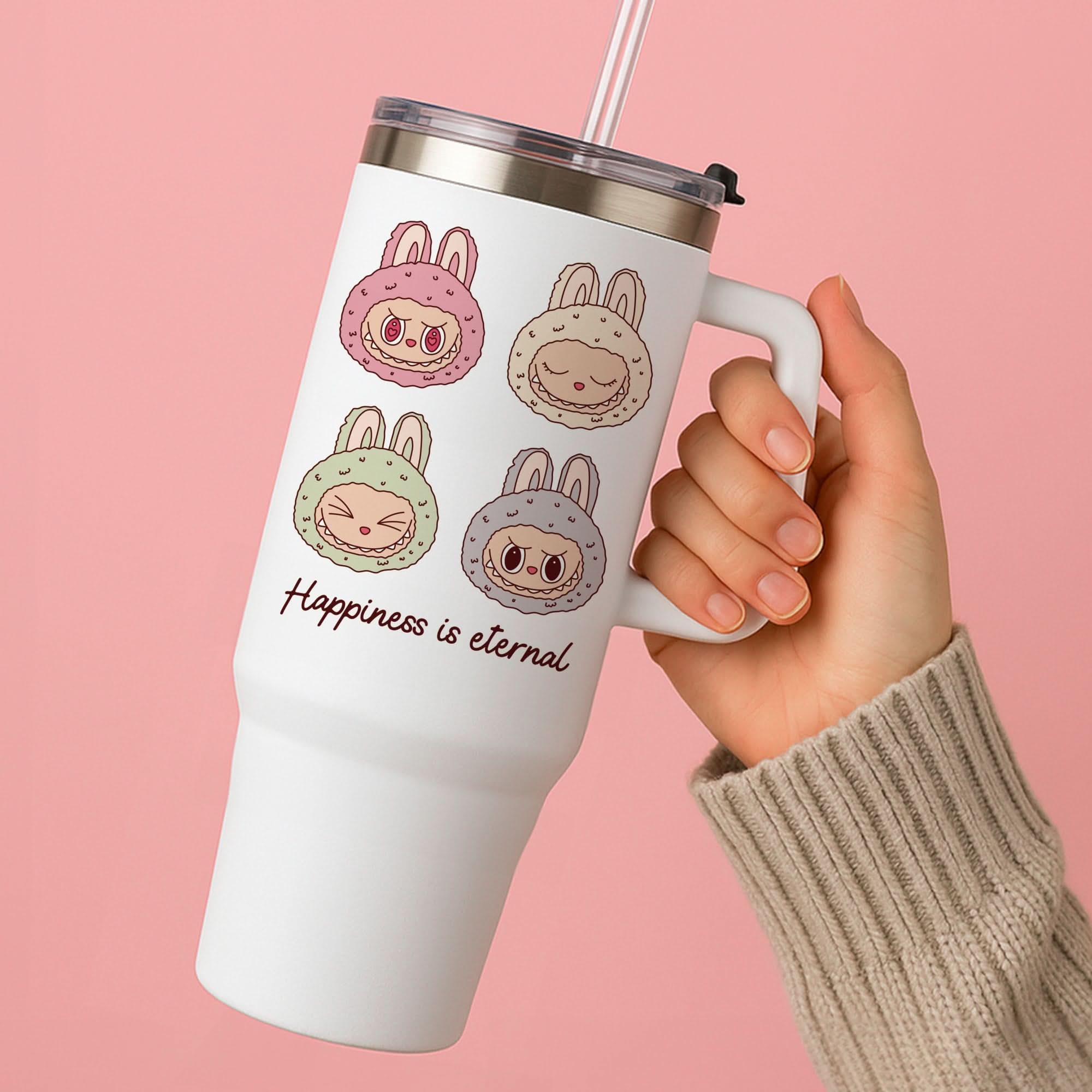 Happiness Is Eternal Monsters Tumbler