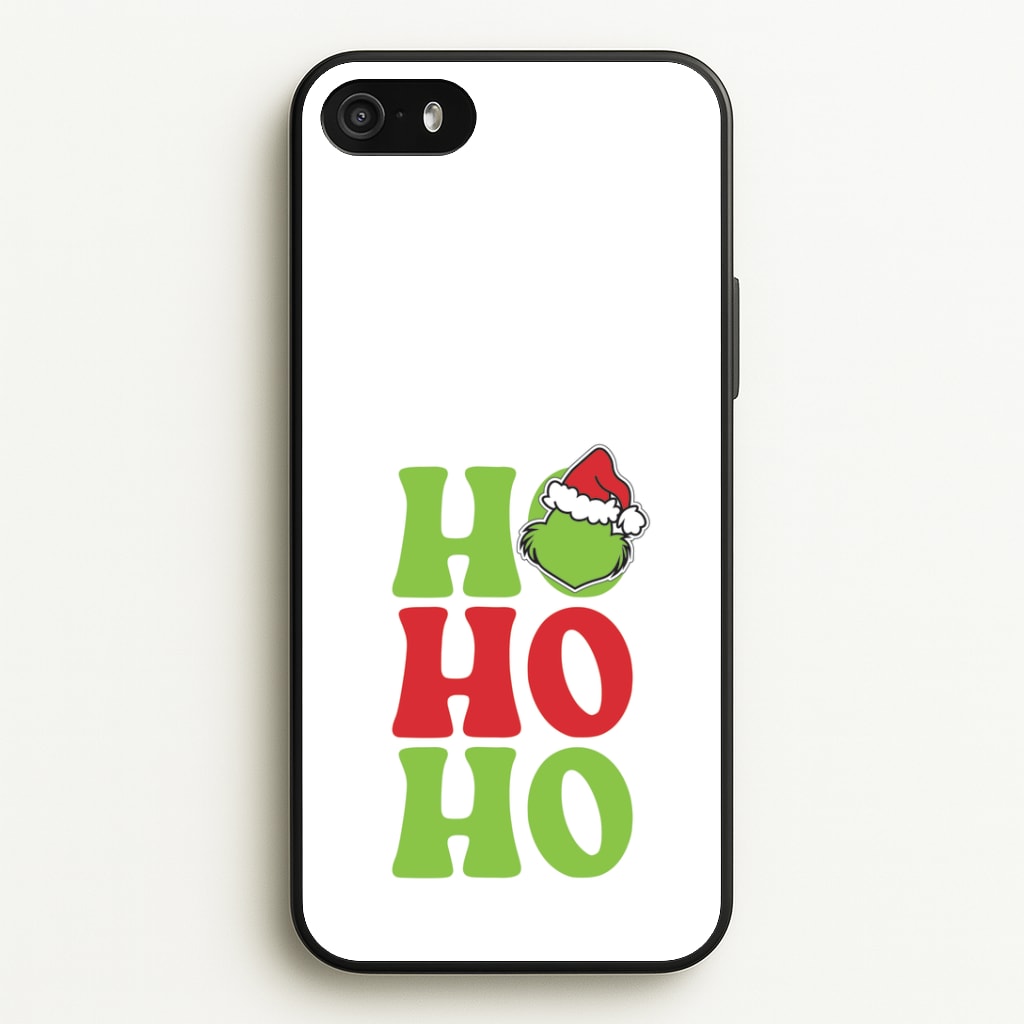 Green Ho Ho Ho iPhone 5 / 5s / SE 2016 Case