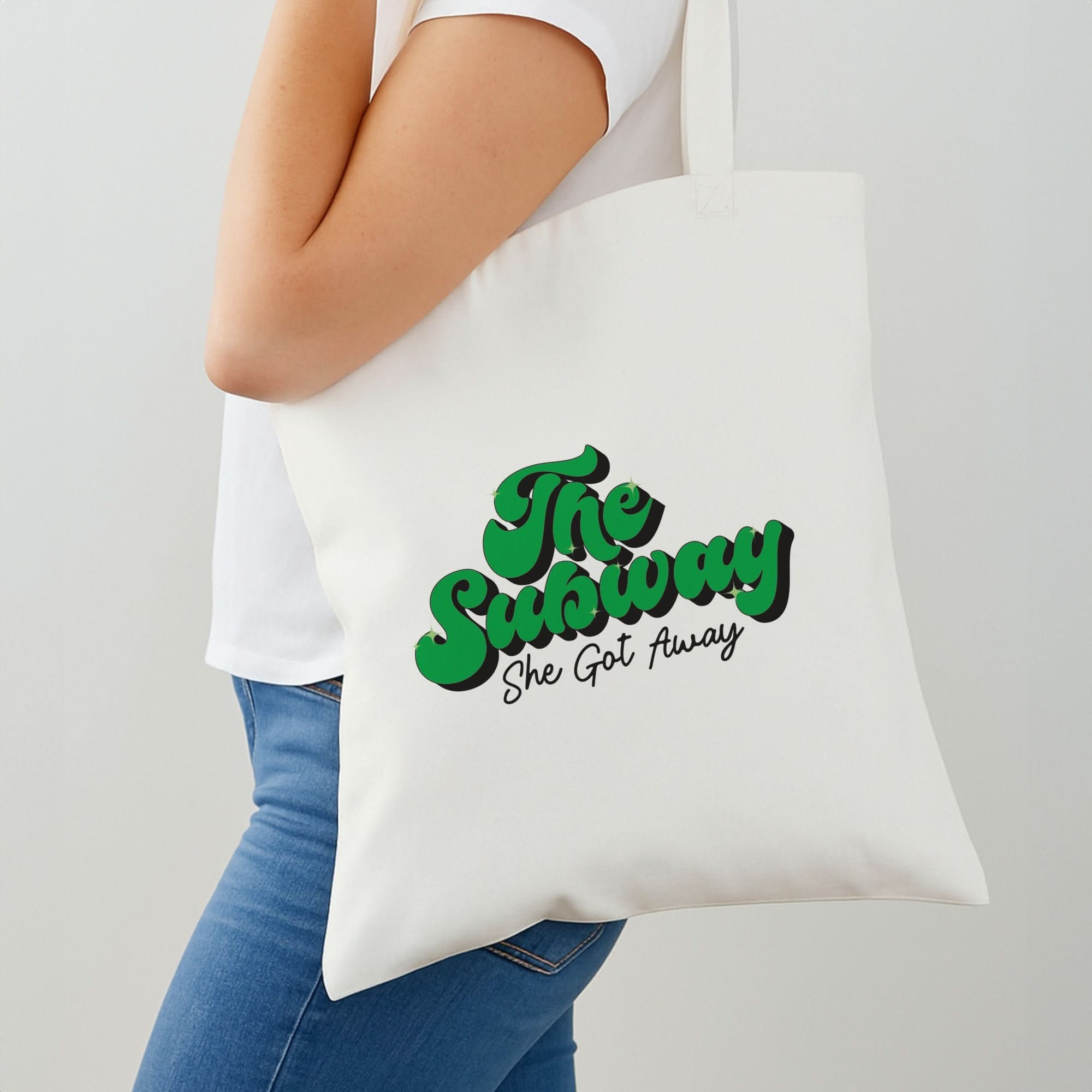 Subway Green Shoulder Bag