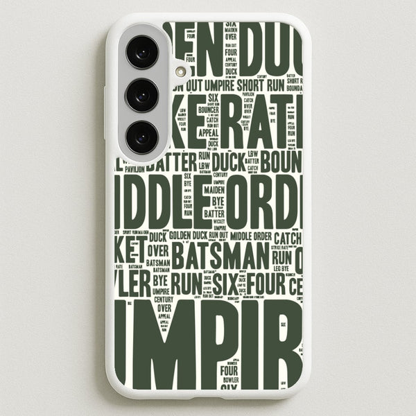 Cricket Wordscape Galaxy S25FE Case