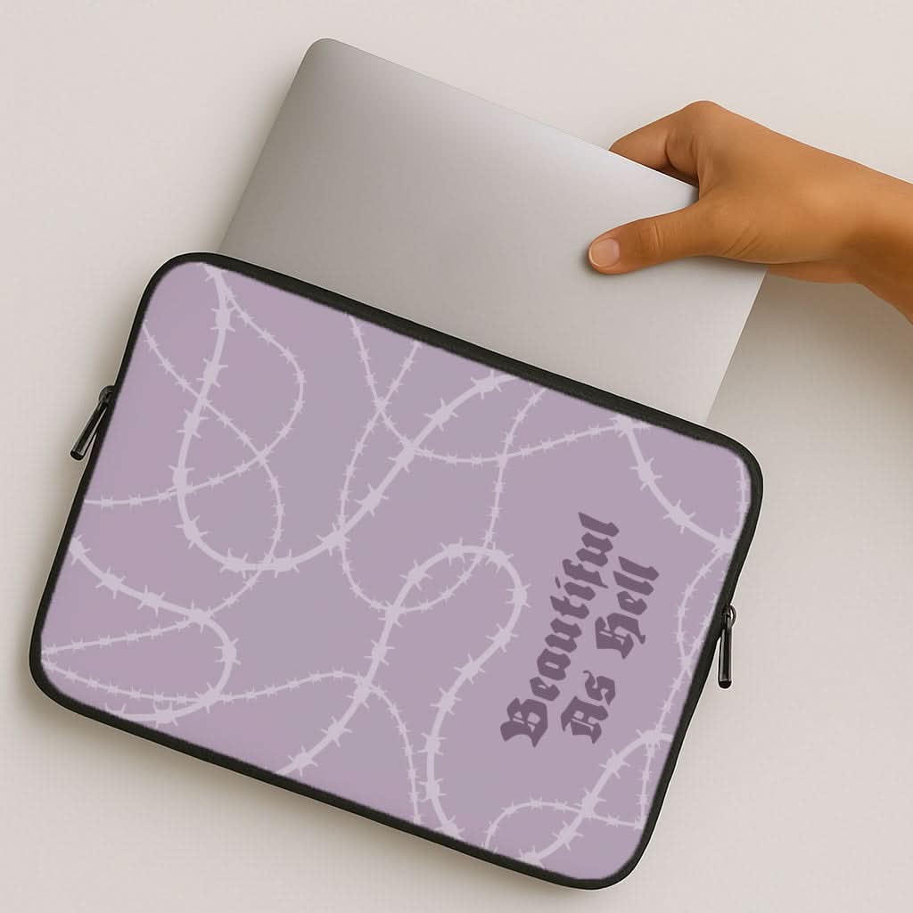 Beautiful As Hell Pattern MacBook Cover