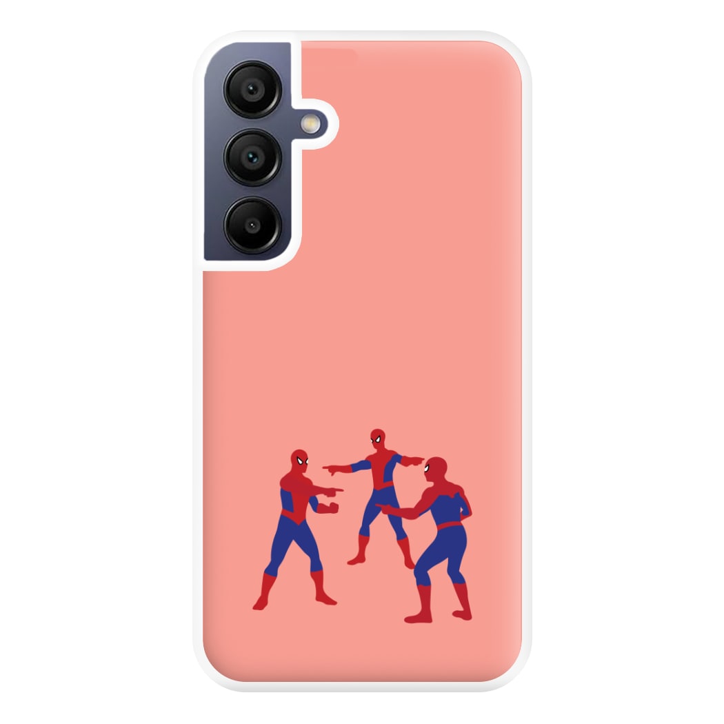 Spider Hero Pointing Meme Galaxy A16 Case