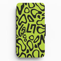 Norris Helmet Pattern Flip / Wallet Phone Case
