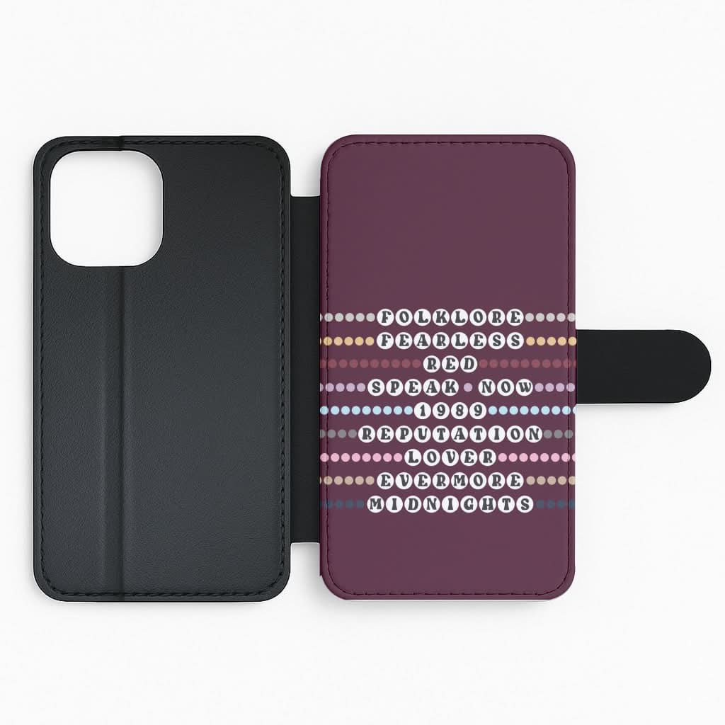 Concert Bracelets Flip Phone Case