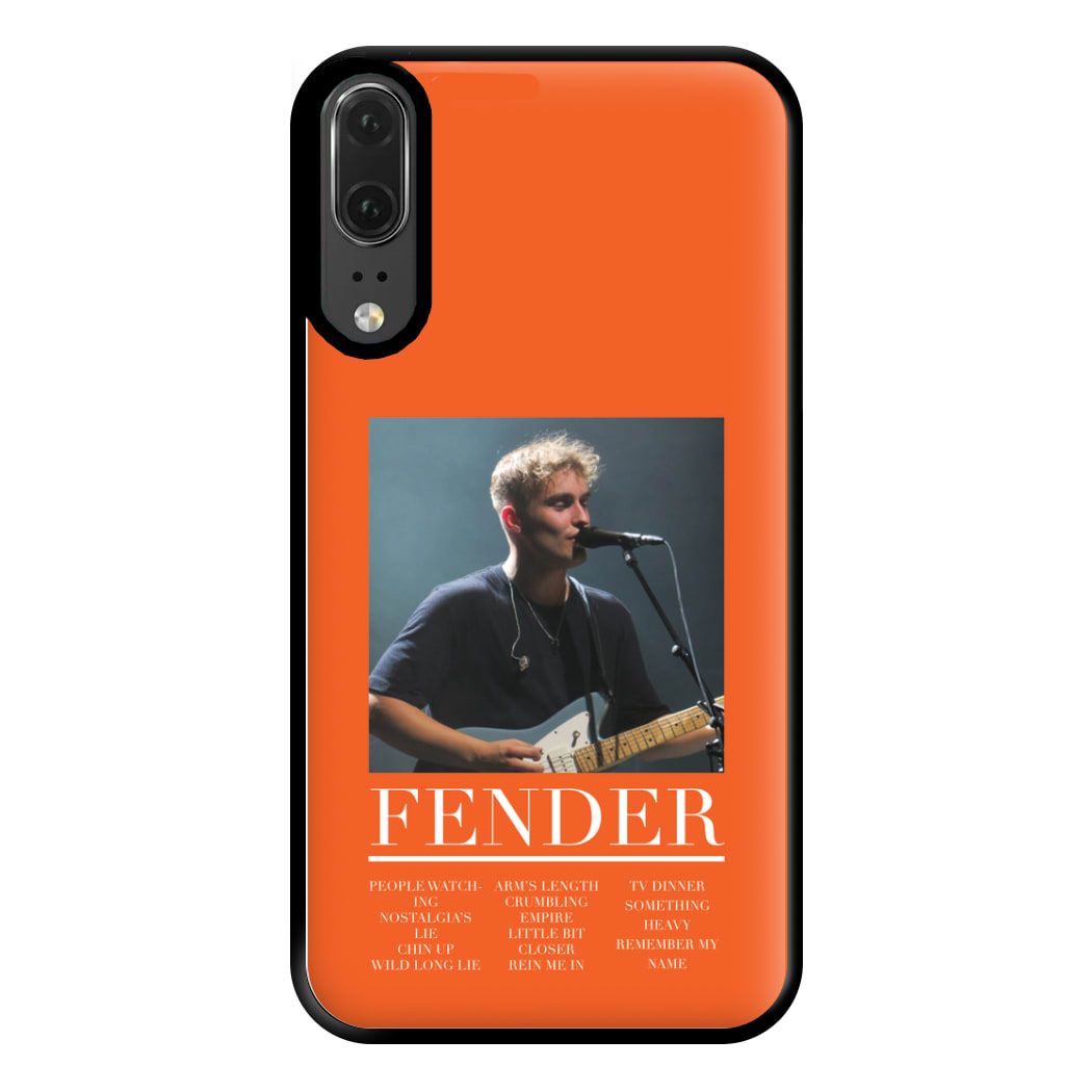 Fender Orange Song List Huawei P20 Case