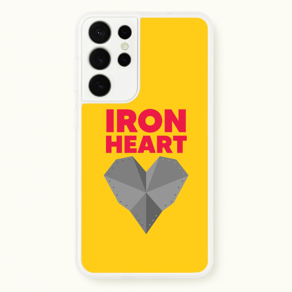 Metal Heart Galaxy S21 Ultra Case