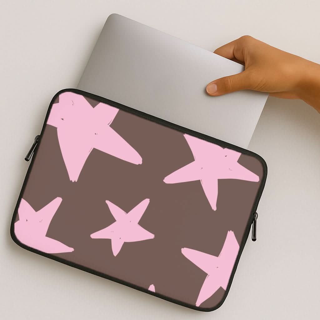 Chocolate & Strawberry Stars MacBook Cover