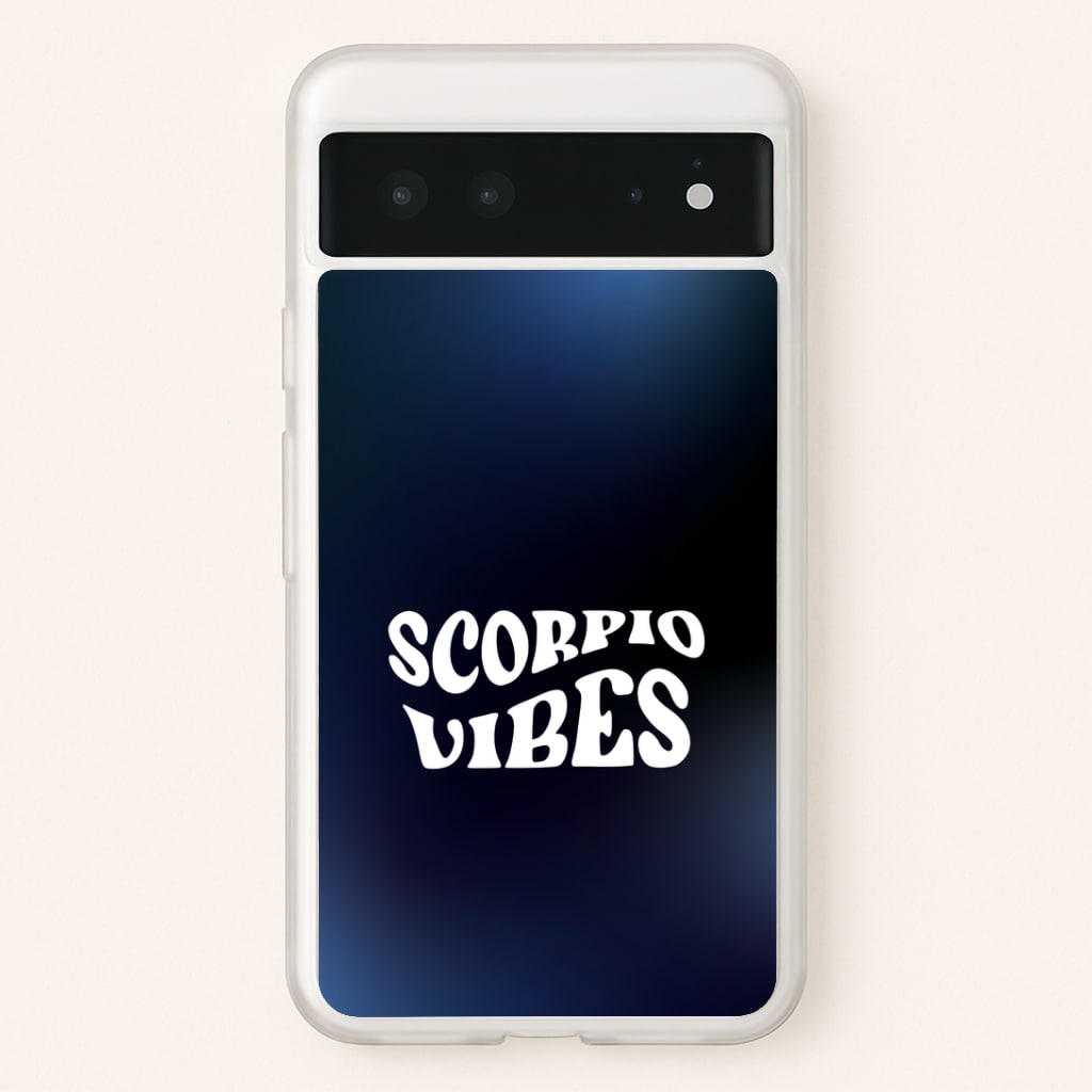 Scorpio Vibes Gradient Zodiac Google Pixel 6 Case