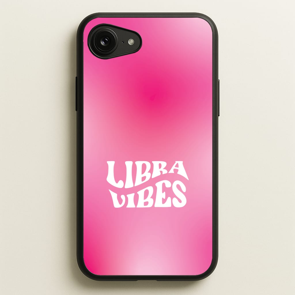 Libra Vibes Gradient Zodiac iPhone 16e Case
