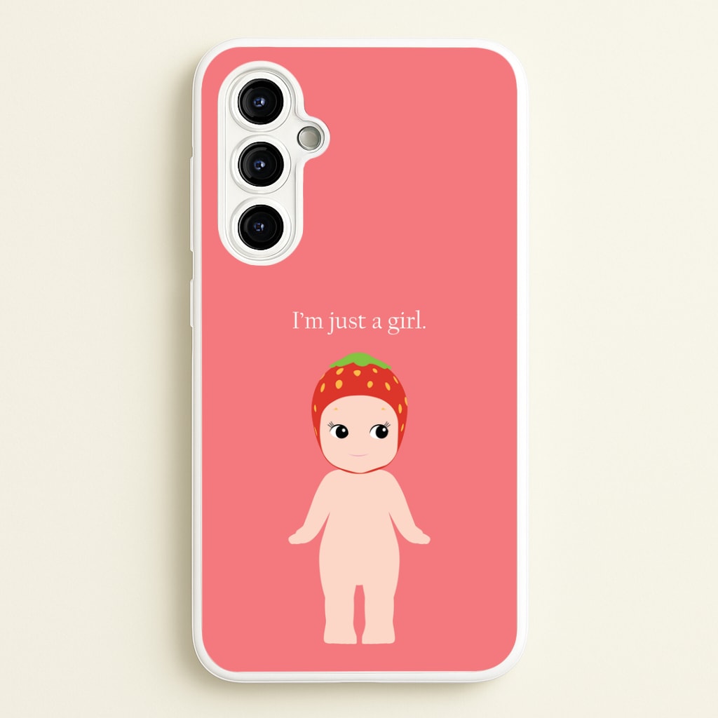 I'm Just A Girl Galaxy A54 Case