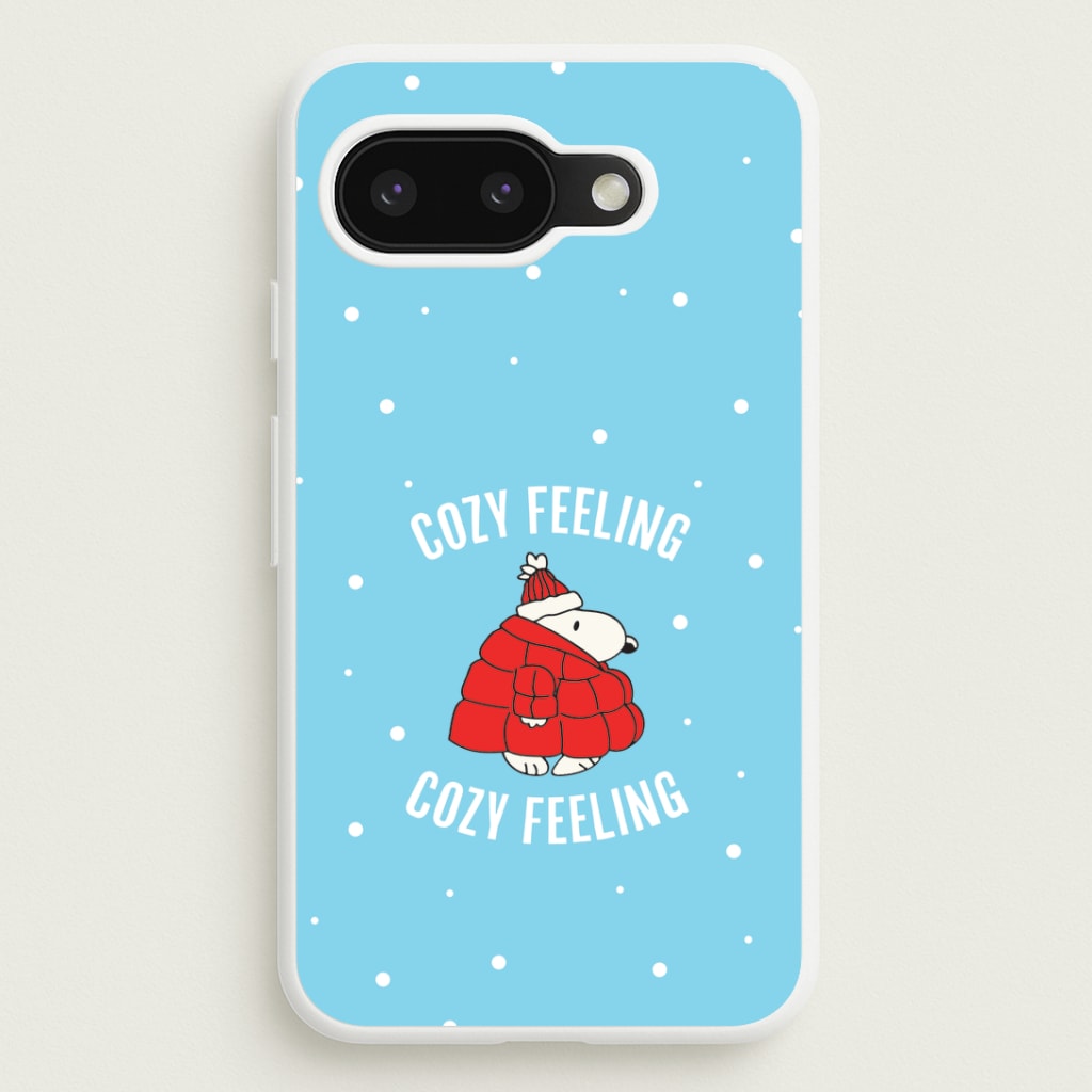 Cozy Feeling Cartoon Beagle Puffer Jacket Google Pixel 9a Case