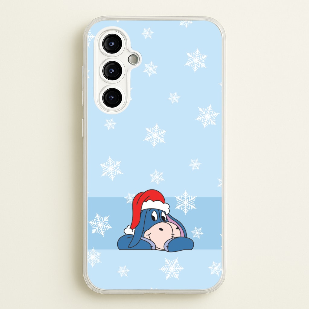 Cartoon Donkey Snowflakes Galaxy A54 Case