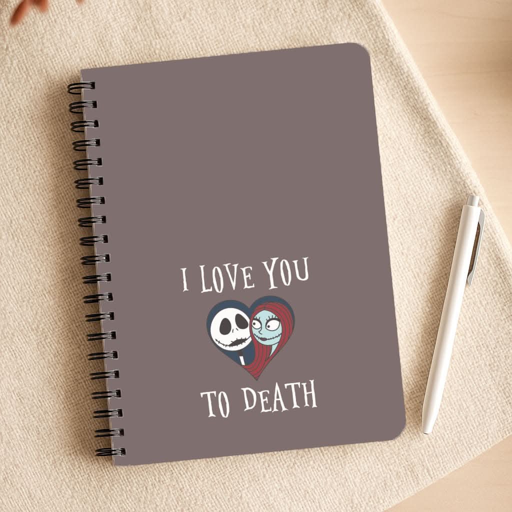 I Love You To Death Heart Notepad