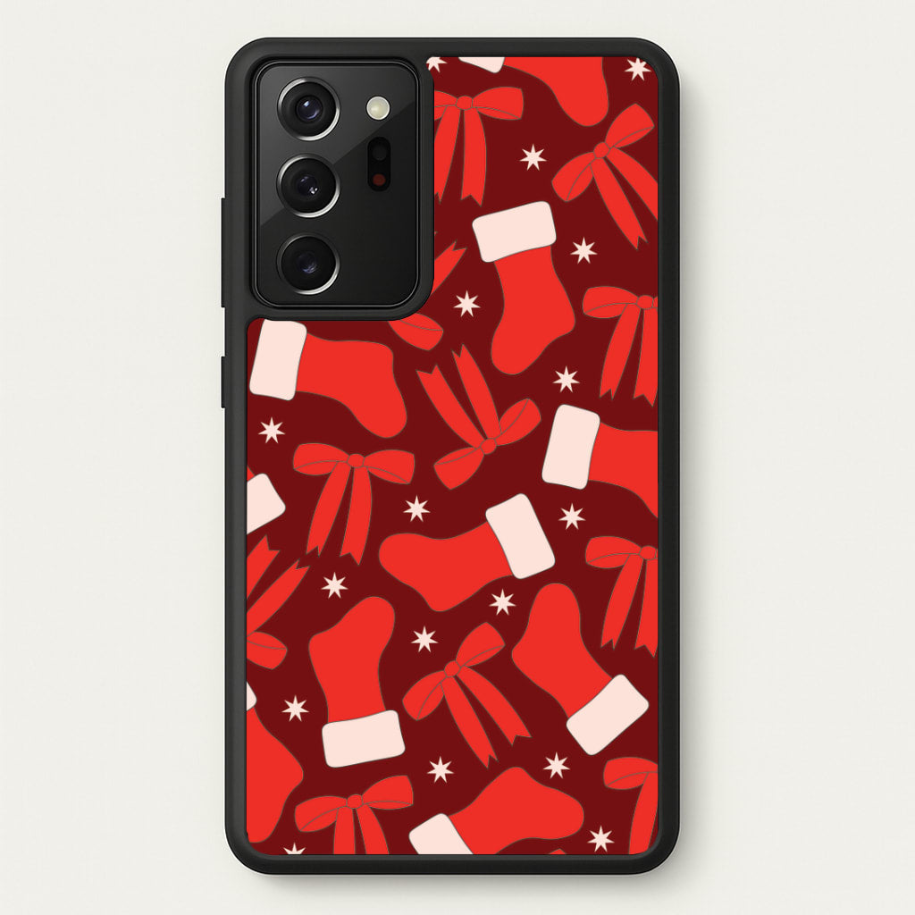 Stockings And Bows Pattern Galaxy Note 20 Ultra Case