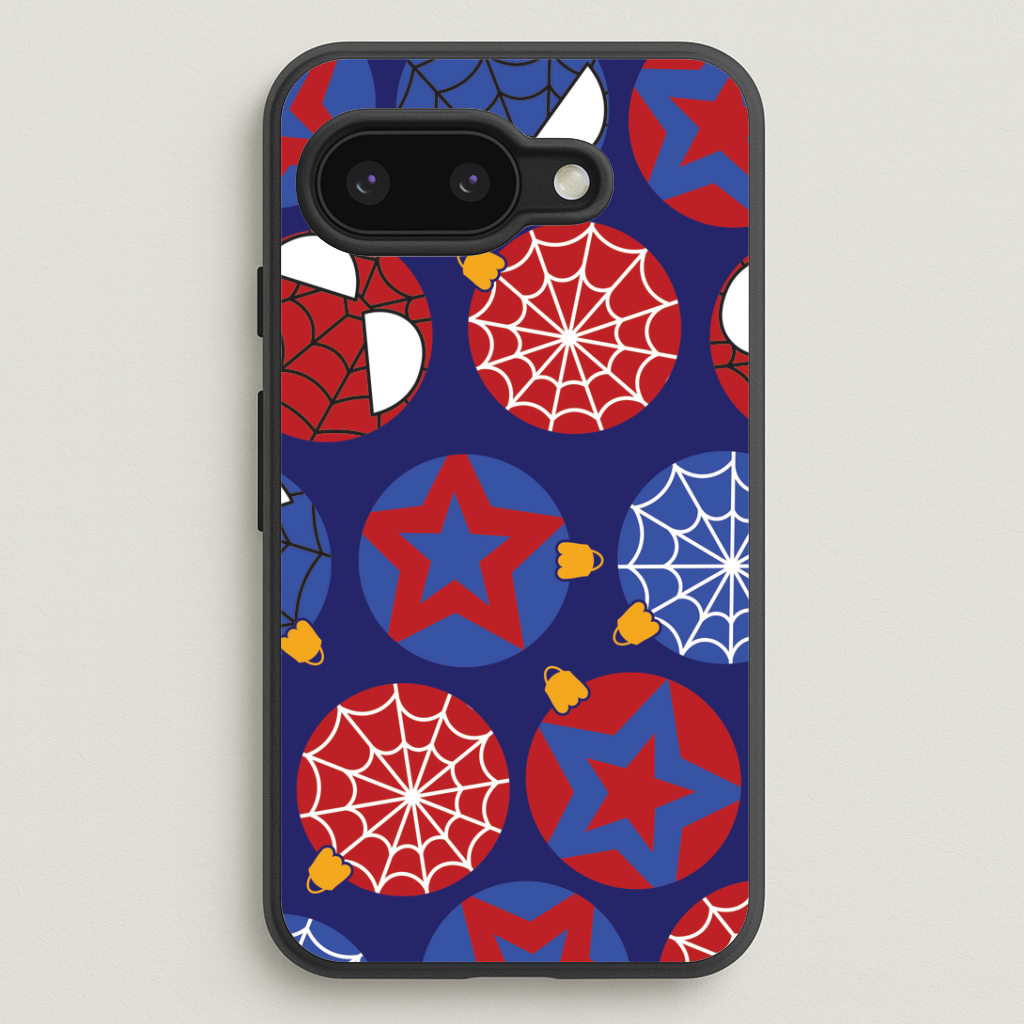 Spider Hero Baubles Pattern Google Pixel 9a Case