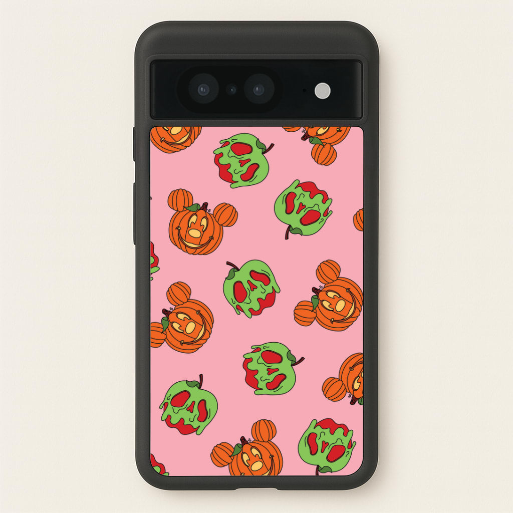 Pumpkin Mouse And Poison Apple Pattern Google Pixel 8 Case