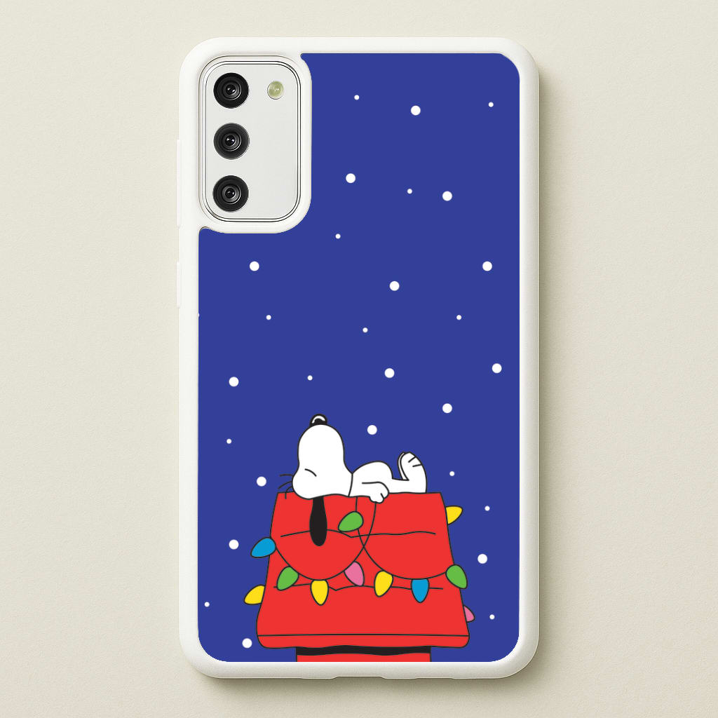 Cartoon Beagle Fairylights Galaxy S20FE Case