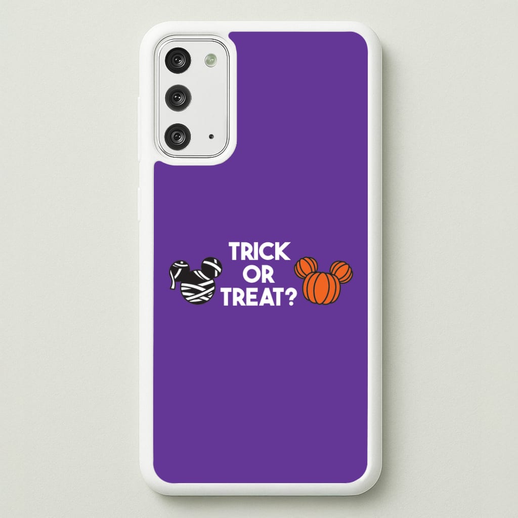 Trick Or Treat Mouse Galaxy Note 20 Case