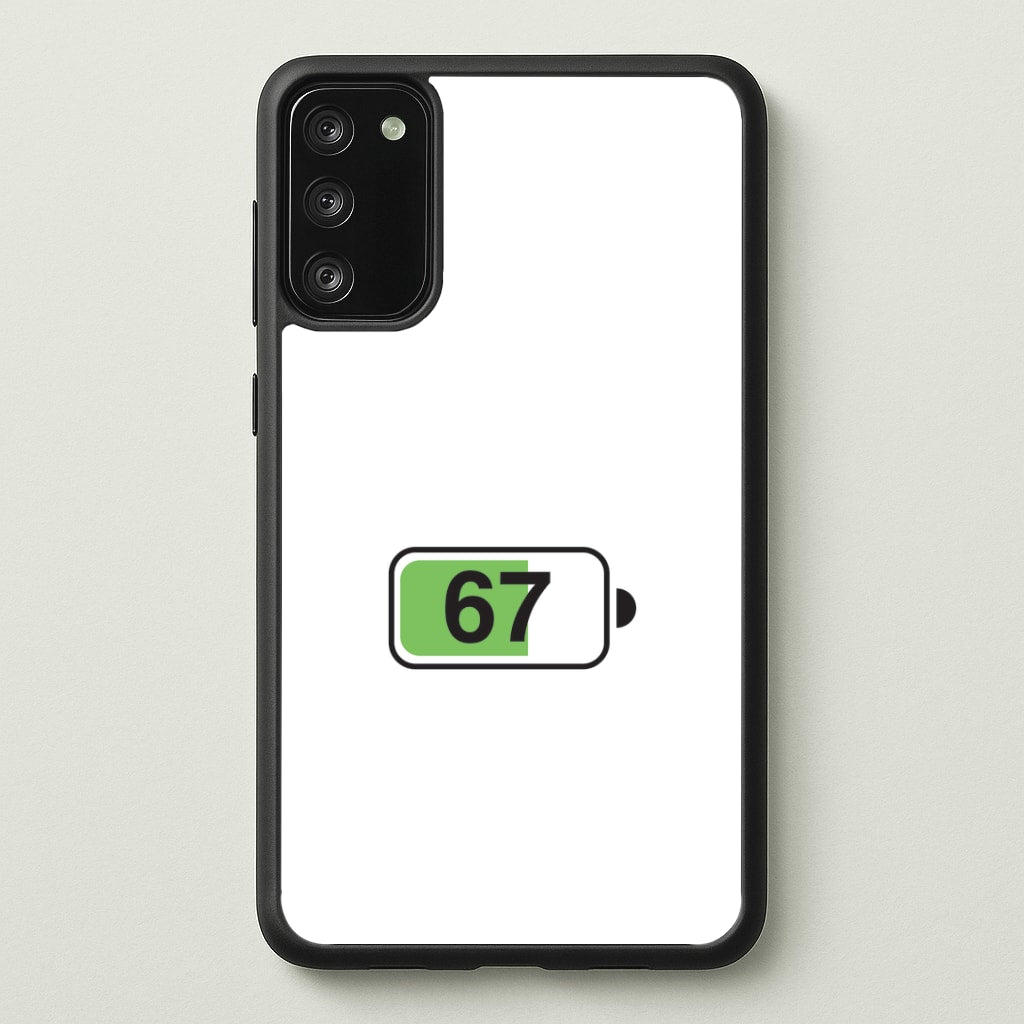 6 7 Battery Galaxy S20FE Case