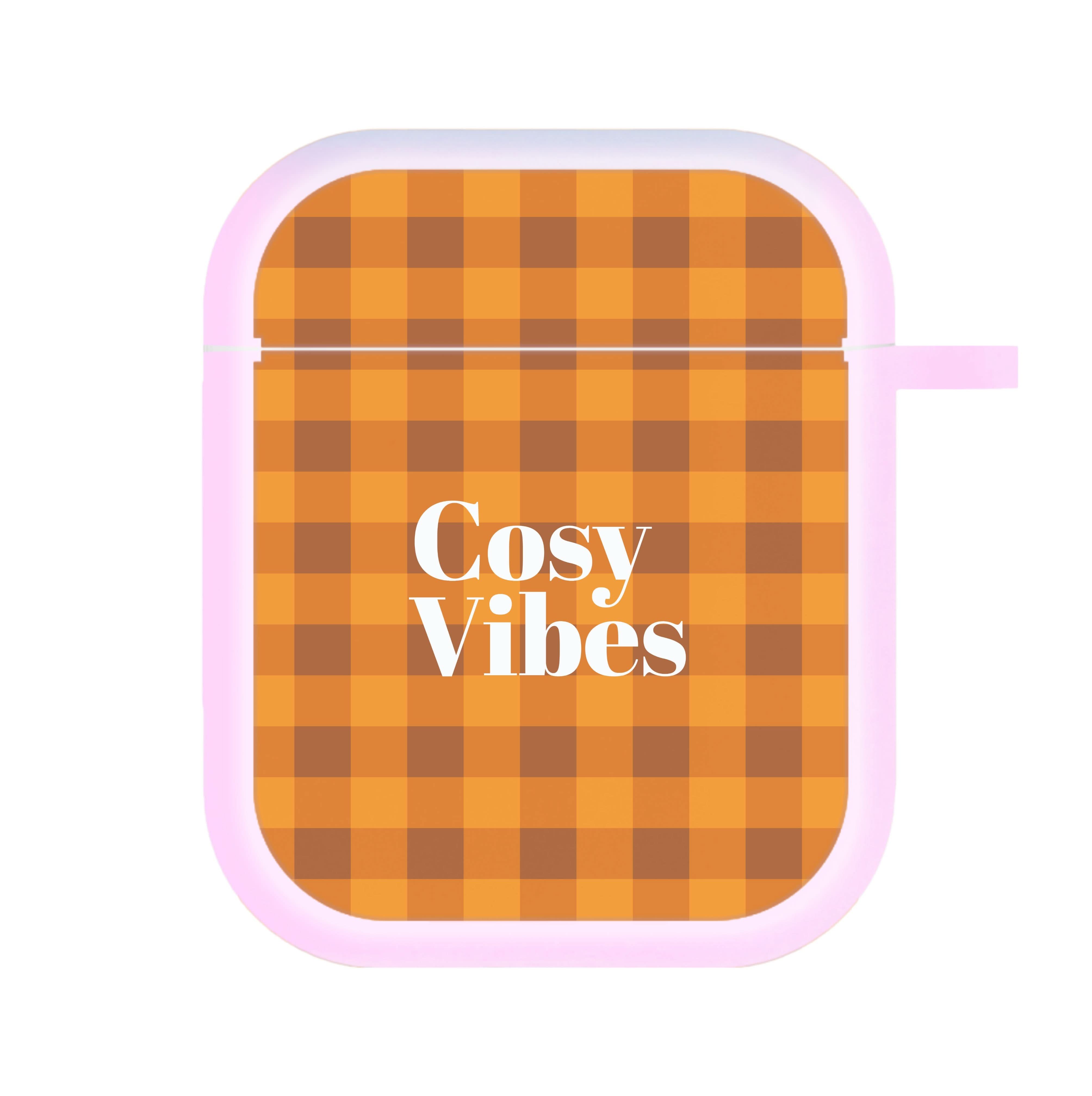 Checkered Cosy Vibes AirPods Case
