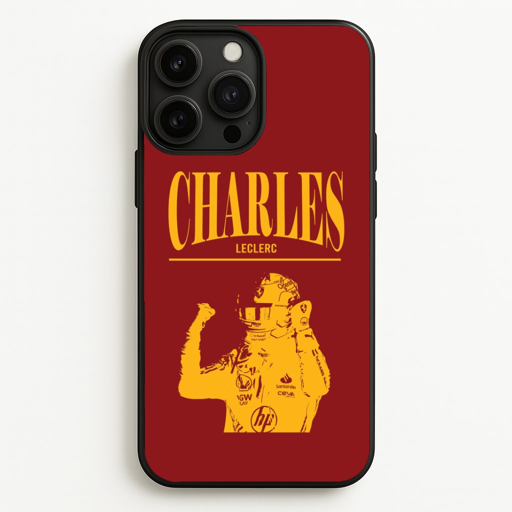 Charles Red And Gold iPhone 13 Pro Max Case