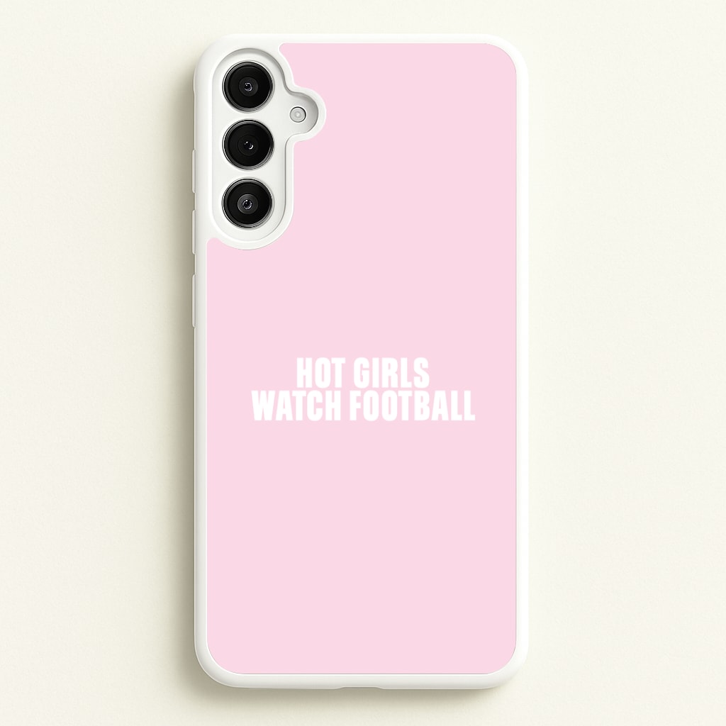 Hot Girls Watch Football Galaxy A36 Case