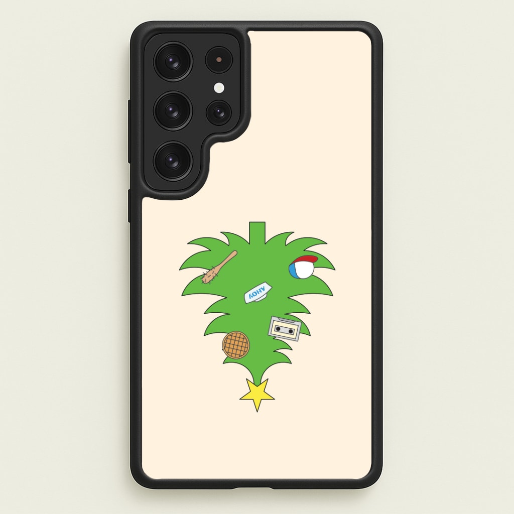 Upside Down Christmas Tree Galaxy S22 Ultra Case