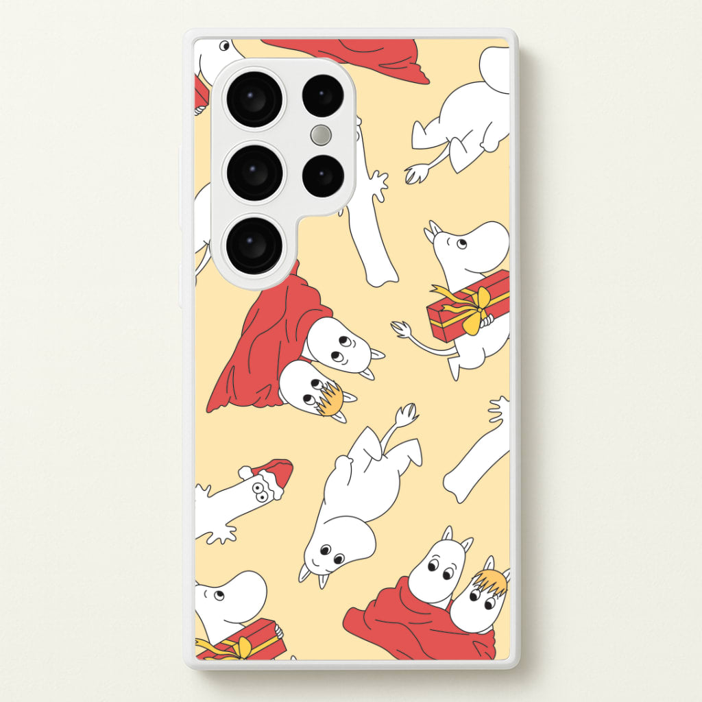 Christmas Mooms Pattern Galaxy S24 Ultra Case