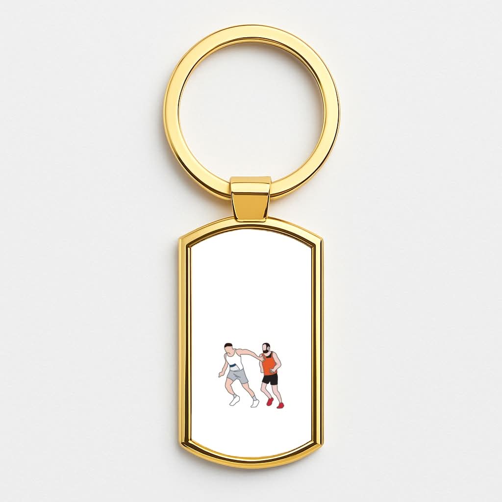 Tommy Marathon Gold Keyring