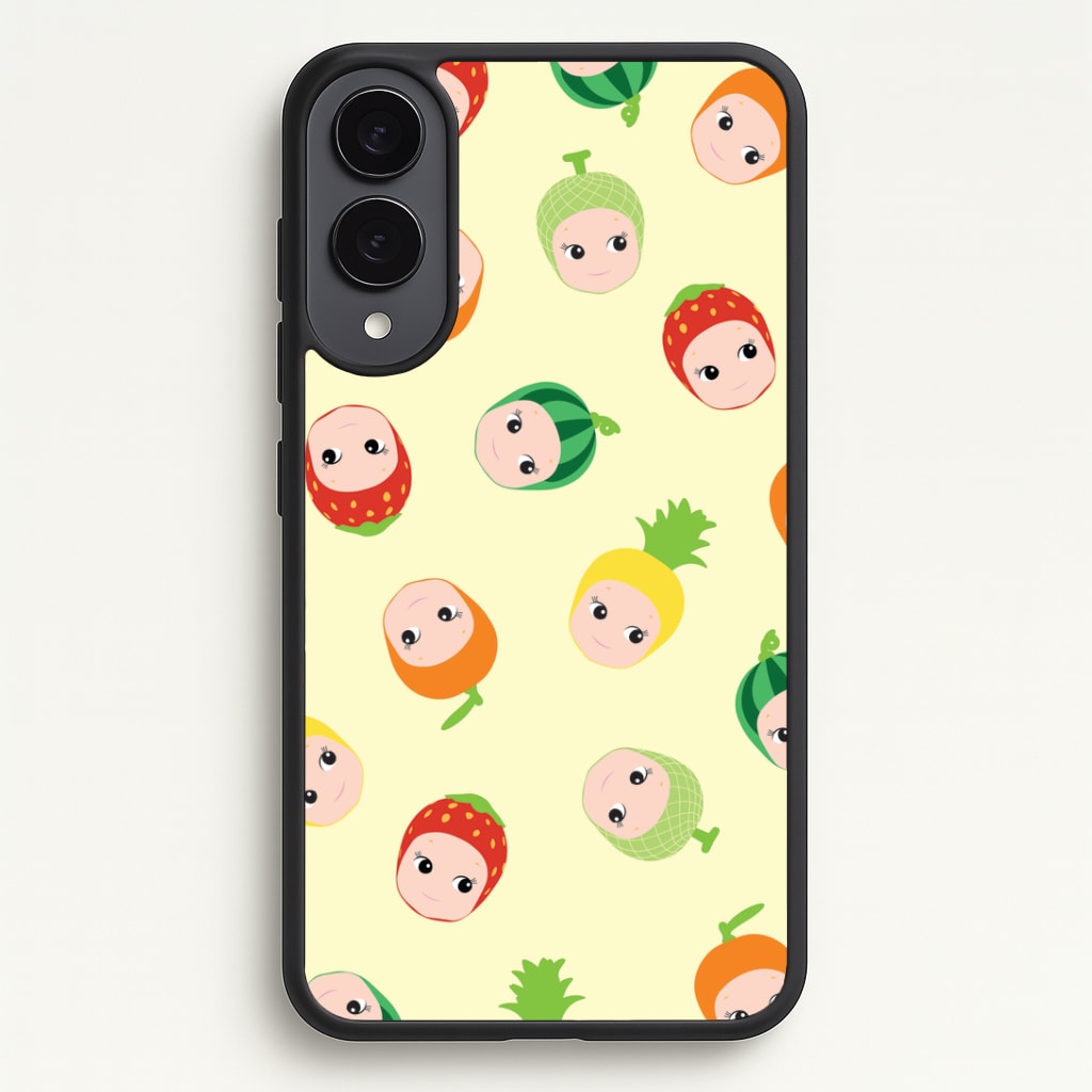 Fruit Angels Pattern Galaxy S25 Edge Case